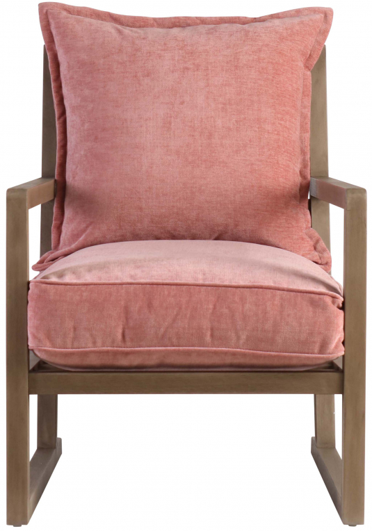 Block & Chisel pink upholstered occasional chair