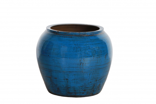 blue decorative pot Indochine collection 