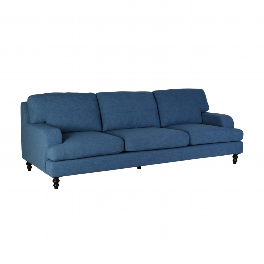 3.5 Seater savoy sofa in blueberry