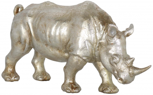 Block & Chisel polyresin rhino statue