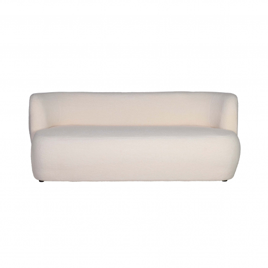 Ivory Bouclé 3 seater sofa 
