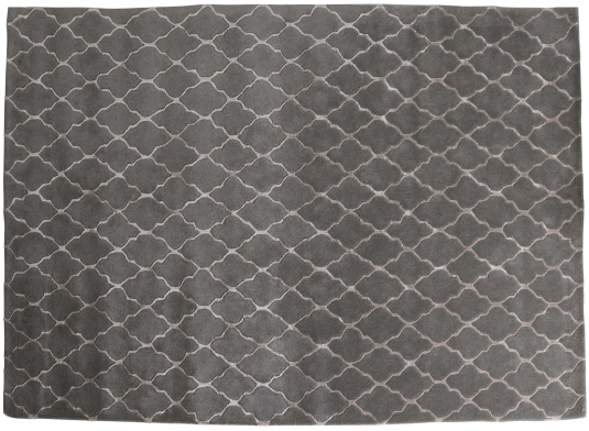 Block & Chisel sand wool rug with geometric pattern