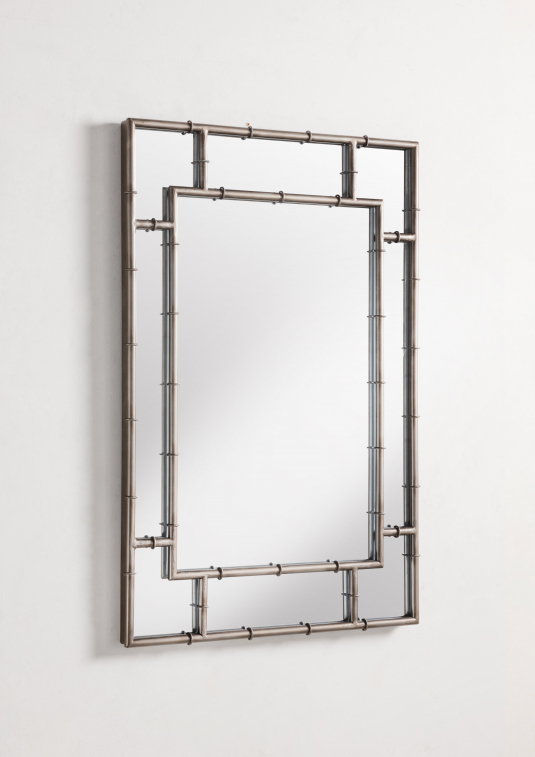 Block & Chisel rectangular mirror