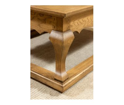 Shanghai coffee table in weathered oak