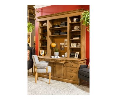 Block & Chisel weathered oak work station