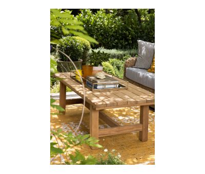 outdoor block and chisel coffee table