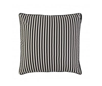 Thin Stripe Cushion | Black 