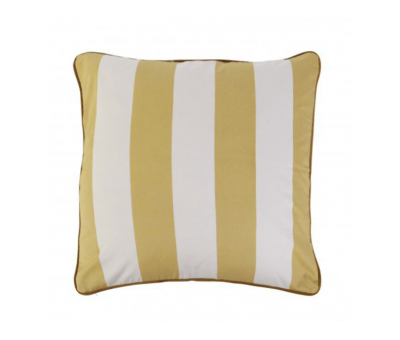 Wide Stripe Cushion | Mustard
