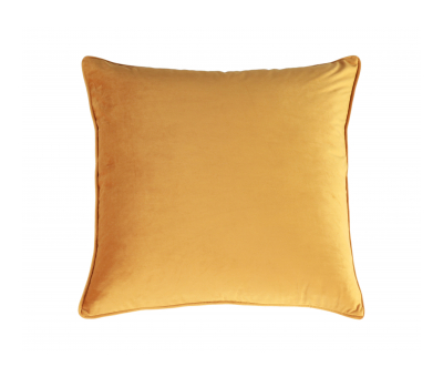 Mustard velvet scatter cushion 