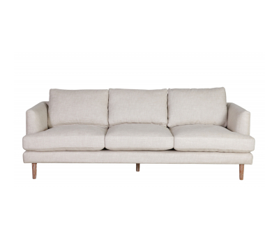 linen 3 seater modern sofa 