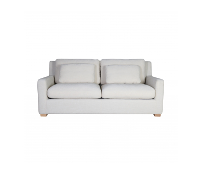 modern 2 seater sofa in cream