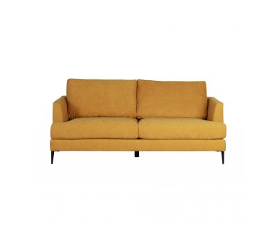 2 seater Francesca sofa in buttercup yellow 