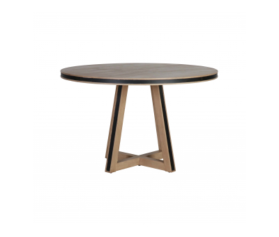 round wooden dining table 