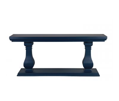 Blue painted console table Bramble collection 