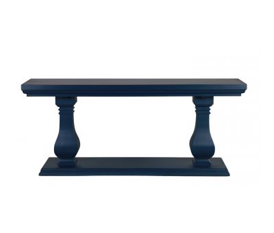 Blue painted console table Bramble collection 