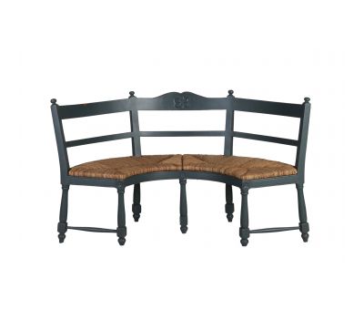 blue-grey Farmhouse corner bench Bramble collection 