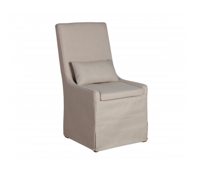 Linen slipcover dining chair Bramble collection 