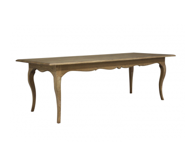 Block & Chisel solid weathered oak dining table