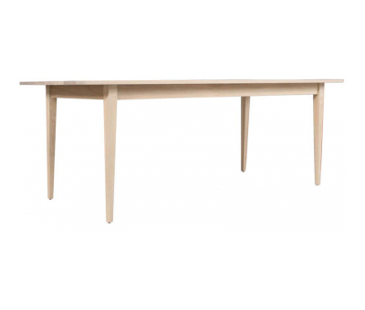 Block & Chisel rectangular natural wooden dining table