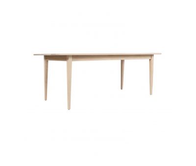 Block & Chisel rectangular natural wooden dining table