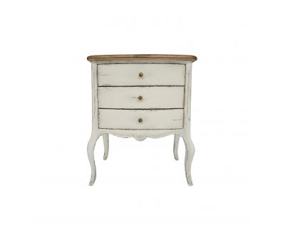 Block and chisel french style bedside table
