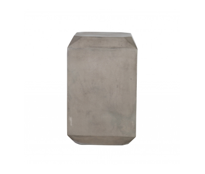 Block & Chisel natural concrete stool