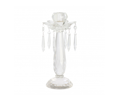 glass cut candle holder 