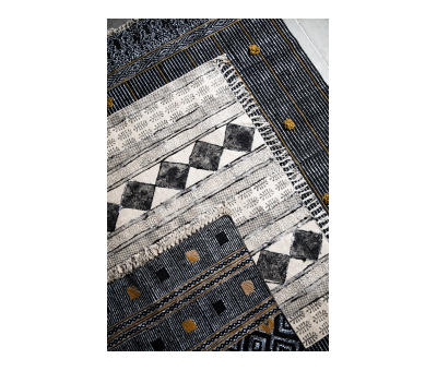 destiny rug black stripe