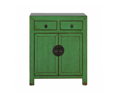 green chinese cabinet