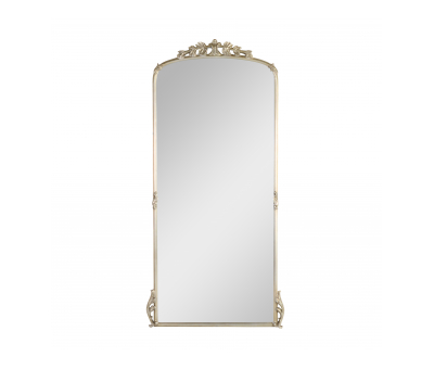 antique silver frame french mirror