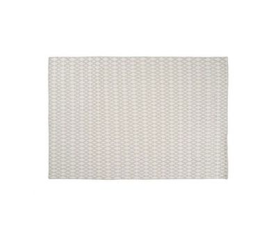 Cream linie rug diamond pattern