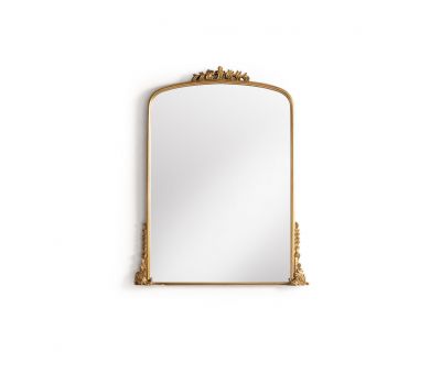 Block & Chisel rectangular standing mirror with black frame