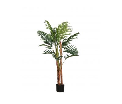 Faux palm tree in pot 