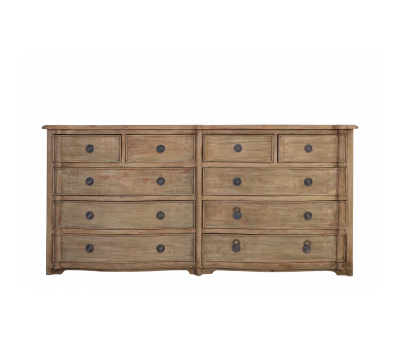 Block & Chisel 10 drawer wooden sideboard