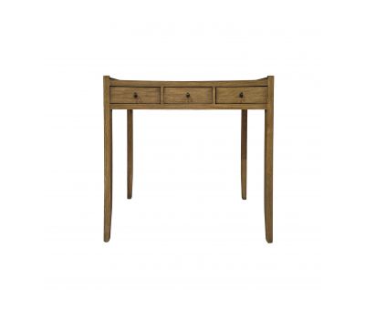 writing desk or vanity desk with weaved top