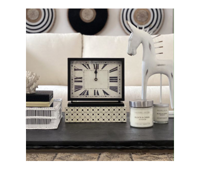 Franklyn Clock - vintage inspired analog rectangular clock