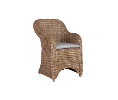 Block & Chisel rattan outdoor dining armchair