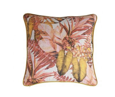 blush and gold cushion with velvet backing