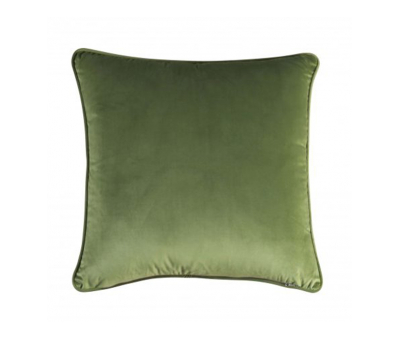 waterfall monkey green velvet cushion