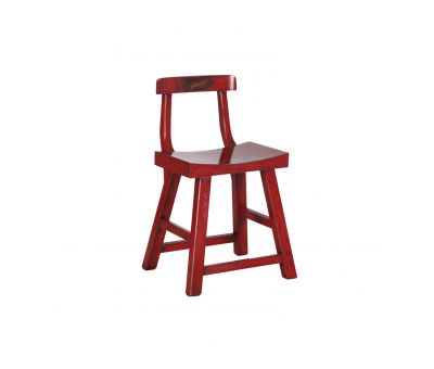 Red lacquered chinese chair