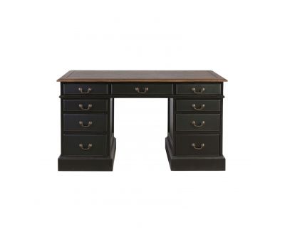 Block and chisel devon desk black 