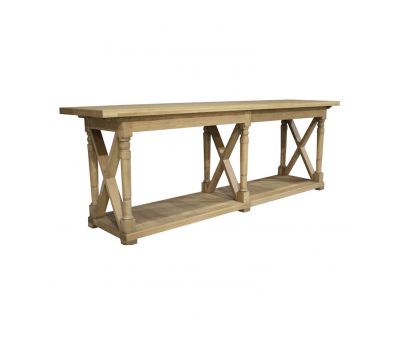 Block and chisel solid oak server 