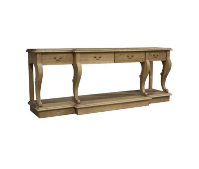 Block & Chisel solid weathered oak server