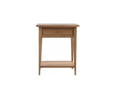 Block & Chisel solid weathered oak pedestal