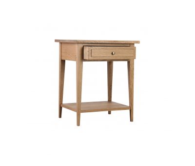 Block & Chisel solid weathered oak pedestal