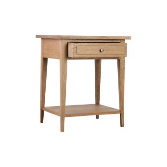 Block & Chisel solid weathered oak pedestal