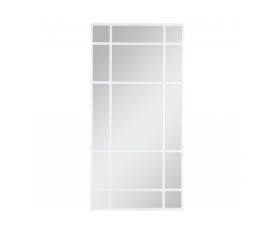 block and chisel white frame mirorr