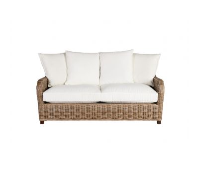 Block & Chisel cane outdoor 2 seater sofa