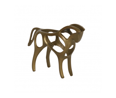 Decorative metal horse