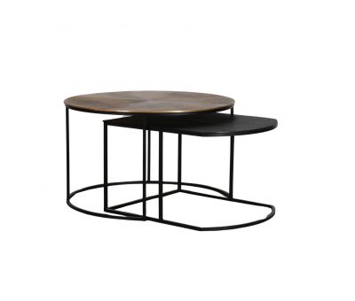 Metal nesting coffee tables